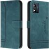 Lihondar Cover per Motorola Moto E13 4G, Custodia Motorola Moto E13 4G Portafoglio, Flip Libro Wallet Case Antiurto Custodia in Pelle PU, Slot per Schede con Magneticaper Motorola Moto E13 4G (Verde)