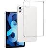 REY Cover in Gel TPU Trasparente per iPad PRO 13 (M4) 2024, Ultra Sottile 0,33 mm, Morbido Flessibile, Custodia Silicone