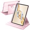 A-BEAUTY Custodia Rotante Compatibile con Honor Pad X9a/X9 Pro 11.5 Pollici 2025 con Portapenne, Cover Trasparente Antiurto, Rotazione a 360 Gradi Supporto, Rosa