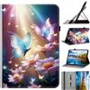 Mldjomid Custodia Protettiva Compatibile con Samsung Galaxy Tab S6 (10.5 Pollici) SM-T860/ SM-T865 2019 Flip in Pelle PU Cover con Supporto e Slot per Scheda Tablet Case (Fiore di Dielian)