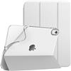 TiMOVO Cover per iPad A16 11. Gen 11&10. Gen 10,9, Argento | Custodia TPU Morbido e Sottile, Custodia Protettiva Posteriore Traslucida Opaca, Auto Sveglia/Sonno