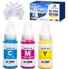 Nextpage GI-590 Tine Multipack GI-590 - Bottiglia di inchiostro GI590 GI-590C GI-590M GI-590Y ciano giallo magenta compatibile con Canon PIXMA G1500 G1501 G1510 G2500 G2501 G2510 G3500 G3501 G3510