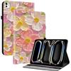 Generico DayQiQiPu Custodia per Apple iPad Pro 11 Pollici (M4/M5, 5a/8a Gen, 2024/2025) Cover Ribaltabile in pelle PU Motivo di dipinto a olio Guscio Portafoglio con Supporto Custodia Multifunzionale, 03