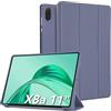 Bighan Custodia Compatibile per Honor Pad X8a 11 Pollici, Sottile Folio Supporto Trifold Tablet Custodia, Viola Chiaro