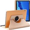 ebestStar - Cover per Huawei MediaPad T5 10.1, Custodia Protezione Rotazione 360, Pelle PU, Dorato
