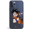 LA CASA DE LAS CARCASAS Custodia per iPhone 12 Pro Max Ufficiale Dragon Ball Goku Guerriero per proteggere il tuo telefono cellulare Cover per Apple in silicone flessibile con licenza ufficiale Dragon Ball