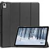 Kepuch Custer Cover per Nokia T21 10.4,PU-Pelle Case Custodia per Nokia T21 10.4 - Nero
