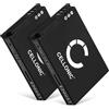 CELLONIC 2x Batteria compatibile con Samsung M110, WB350F, L100, SLB-10A