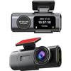 Tosuny Dash Cam Anteriore e Posteriore, Doppia Dash Cam 4K+1080P HD per Auto, Registratore per Auto WiFi con Schermo da 1,47, Visione Notturna, Sensore G, Modalità Parcheggio 24 Ore