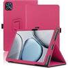 Envibe Custodia per TABWEE W90 11 Pollici, Cover Tablet TABWEE W90, Copertura Protettiva Pieghevole con Supporto per Matita e Cinturino da Polso, Protezione Completa. (Rosso)