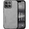 Kepuch Silklike Cover per Honor 60 Plus/Honor 200 Smart/Honor X7c - Custodia Case Piastra Metallica Incorporata - Grigio