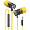 LUDOS ULTRA Auricolari In-Ear Cuffie, Cuffiette con Filo e Microfono, Garanzia 5 Anni, Massimo Comfort, Audio Cristallino, Bilanciamento Alti e Bassi, Nuovo Memory Foam, Cavo Resistente, Bassi