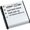 akku-net Batteria per Casio Exilim Pro EX-P505, 3,7V, Li-Ion