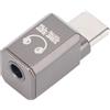 Gugxiom Adattatore da USB C a 3,5 Mm, Dongle di Jack per Cuffie Hifi di Tipo C, 32 Bit 384kHz, per Pro, Plus, S24, Lega di Zinco, Design Compatto, con Controllo del Volume (BLACK)