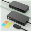 ROCKETEK Surface Docking Station 4K@60HZ HDMI+VGA, 11 in 1 MS Surface Dock con alimentatore da 60W Surface Pro Docking Station per Surface Pro 11/10/9/8/X/7/6/5/4, Surface Laptop, Laptop Go, Surface Book