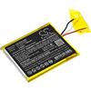 TECHTEK Batteria 260mAh compatibile con [SanDisk] Clip Plus, Sansa Clip Zip, Sansa Clip+, SDMX18R-004GB-A57, SDMX18R-004GI-A57, SDMX18R-004GK-A57, SDMX18R-004GR-A57, SDMX18R-008GK-A57 sostituisce PR