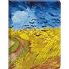 Berkin Arts Custodia per iPad mini(A17 Pro, Modello 2024, 7a Generazione)/mini 6(Modello 2021, 6a Generazione)Campo di grano stellato Corvi vivaci e campi dorati(Campo di grano con corvi di Van Gogh)