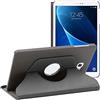 ebestStar - Cover per Samsung Galaxy Tab A6 A 10.1 (2018, 2016) T580 T585, Custodia Protezione Rotazione 360, Pelle PU, Grigio