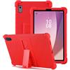 YGoal Custodia Per Lenovo Tab M9 - Leggera custodia protettiva antiurto per bambini morbida Silicone Case Cover per Lenovo Tab M9 9 Pollici TB-310FU 2023 Tablet, Rosso