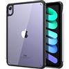 TiMOVO Cover per iPad Mini 7 A17 Pro 8.3/iPad Mini 6a Generazione, Nero | Ultra Sottile Trasparente, Bordi TPU Flessibili Antiurto, Supporta Pencil Pro e (USB-C)