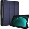 TECHGEAR Smart Case per Samsung Galaxy Tab S10 Lite / S10 FE / S9 FE 11.9 pollici, S-Pen Holder Slim Leather Stand Cover protettiva [Auto Wake/Sleep] Morbido TPU (SM-X400/X406/X520/X526/X510/X516