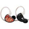KINBOOFI KZ AS10 Auricolare 5BA HIFI Stereo 5 Balanced Armature Driver Monitor Auricolari In Ear Cuffie(Nero senza microfono)
