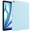 Generic Custodia morbida in silicone compatibile con iPad Air 11 (M3 2025 7th/M2 2024 6th), custodia protettiva per tablet leggera in TPU opaco antiurto compatibile con iPad Air 11 M3. Blu cielo