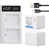 MXJFYY 2 batterie ricaricabili da 7,2 2440 mAh compatibili con Arlo Pro/Pro 2 VMA4400 VMC4030 VM4230 VMS3230 VM4030 VM4030P e altri modelli con stazione di ricarica