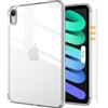 ProCase Custodia Trasparente per iPad Mini 7 (A17 Pro) 2024/ iPad Mini 6 2021 8,3 Pollici, Slim Light Trasparente Cover Posteriore per iPad Mini 7/6 8.3 Pollici -Trasparente