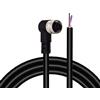 Lonlonty Cavo Connettore M12 Femmina 4 Poli, IP67 Impermeabile Cavi Elettrici M12 Spina Connettore Aviazione 4 Pin 90 Gradi per Automazione Industriale Modulo di Campo Rete di Dispositivi 2M