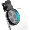 Generic Obiettivo CPL per fotocamera da 52 mm, con filtro polarizzatore, compatibile con iPhone, Samsung, riduce i riflessi e i riflessi