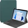 Kepuch Custer Cover per Surface Go 4 2023, Go 3 2021, Go 2 2020, Go 2018,PU-Pelle Case Custodia - Verde