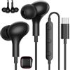 ACAGET In-Ear Auricolari USB C con Filo per Samsung Galaxy S26Ultra A16 A17 | Cuffie USB C Magnetico per Redmi Note 15 Pro+ per iPhone 17 16 15 Pro Max Pixel 10 9a per OnePlus 15R per HONOR 400 200 Lite