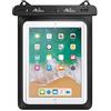 MoKo Custodia Impermeabile IPX8 per Tablet fino a 12 Pollici, Nero | Compatibile con iPad 9/8/7 10.2, iPad PRO 11 M1, iPad Air 5/4 10.9, Galaxy Tab A7 10.4, S7 11, S6/S6 Lite, MatePad New 10.4