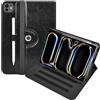 E NET-CASE Custodia per iPad Air 11 pollici M3/M2 2025/2024 6th/5th/4th Gen (2024/2022/2020) e iPad 10th gen 2022 Supporto Auto Sleep/Wake Cover per iPad Pro 11 pollici M5/M4 2025/2024 6th/5th/4th/3rd/2nd Gen