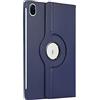 INSOLKIDON Compatibile con HUAWEI HONOR PAD 8 12 Inch Tablet Custodia protettiva in pelle Cover con Funzione di Supporto, Auto Svegliati/Sonno,Cover Protezione in PU Pelle (Blu navy)