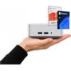 Betashop Mini PC Desktop NUOVO Ultra Compatto - Cpu N3160 fino a 2,24 GHz - 8GB RAM - SSD 256GB - Windows 11 Pro + Office - WiFi + Bluetooth - cavo HDMI incluso - Garanzia 2 Anni