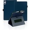 generic Custodia protettiva per tablet Teclast T60PLUS 12 Android 14 - Cover antiurto con cinturino magnetico e due metodi di piegatura, custodia sottile e resistente, impermeabile, antigraffio, blu