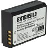 EXTENSILO batteria compatibile con Canon EOS 1100D, 1D X, 1D X Mark II, 2000D, 1200D, 3000D, 1300D, 1500D fotocamera (1100mAh, 7,4V, Li-Ion)