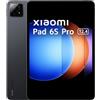 XIAOMI Pad 6S Pro (Tablet) 3K 12.45" 144Hz, 8 GB RAM-256 GB, Snapdragon 8 Gen 2 a 3.19GHz, Batteria da 10.000 mAh, Ricarica a 120W, Nero