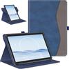 FINTIE Custodia Universale per 9-11 Pollici Tablet (9''-10.5''/10.9''/11'') | 360 Gradi di Girevole Cover con Tasca per HiGrace/TECLAST/Blackview/YOTOPT/MEBERRY/DOOGEE/YESTEL Tablet, Indigo/Marrone