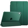 FINTIE Cover Custodia per iPad (A16) 11ª/10ª Gen 11/10.9, Verde Scuro | Cover Tri-Fold Sottile e Leggera con Retro Semi-Trasparente, Supporto Stabile, Funzione Auto Sveglia/Sonno, Anti-Impronta