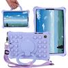 FKQLH Custodia Silicone Morbido Skin Leggero Custodia Protettiva per Bambini Supporto Cover per Lenovo Tab M10 HD 2nd Gen TB-X306X/X306F 10,1 Pollice, Viola