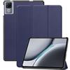 Generisch Custodia per DOOGEE U12 12 Pollici - PU+PC Tripla Copertura Magnetica Antiurto e Graffio Supporto per Visualizzazione/Digitazione, Design Sottile per Tablet DOOGEE U12, Blu