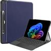 DWaybox Custodia per Microsoft Surface Pro 12 12.0 inch 2025 Model, Guscio Rigido Leggero Design Folio Sottile con Rivestimento Protettivo Intelligente e Supporto Multiangolo -Blu scuro
