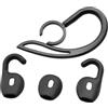 V-MOTA Auricolari in silicone per cuffie Jabra Stealth UC e Talk 45 Bluetooth (1 set) (nero)