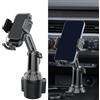 BEAZOOM Supporto regolabile per portabicchieri per auto, rotazione a 360 | Supporto per cellulare con silicone antiscivolo, supporto sicuro per iPhone e dispositivi Android, nero