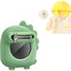 AXFEE Portachiavi Air-Tag, ustodia per tracciatore GPS nascosta-Dinosauro | Custodia in Silicone Airtag con Pin, Adatta per Bambini, Anziani, Animali Domestici, Zaino
