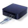 Beelink Mini PC, Processore Intel Twin Lake-N150 (fino a 3.60GHz), EQ14 Office Mini Computer, 16GB DDR4 500GB SSD Mini Desktop PC, Dual 2.5G LAN/WiFi 6/BT5.2