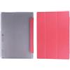 REY Custodia Smart Cover pieghevole per LENOVO TAB 2 A10-70, Flip Smart Cover, Custodia protettiva, Rosso